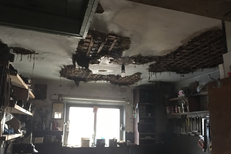 В центре Харькова произошел большой пожар: горел «дом с градусником»
