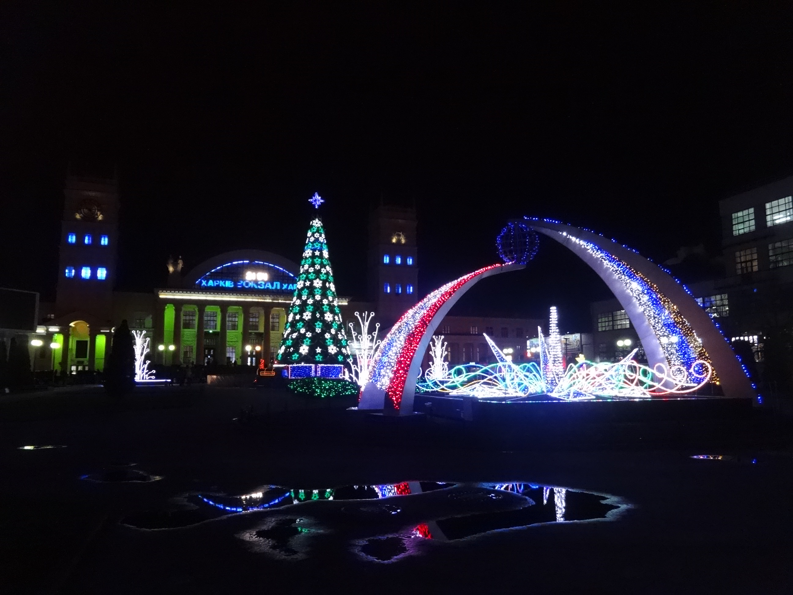 В Харькове появилось новое место для праздничных сэлфи (фото)