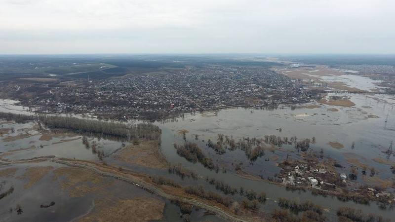 Разлив Северского Донца в Харьковской области