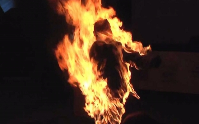 Мужчину пытались сжечь заживо в Харьковской области 