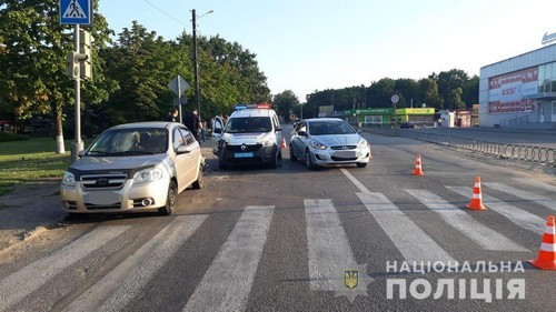 Погоня в Харьковской области: разбито несколько автомобилей (фото)