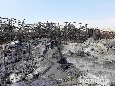 Масштабный пожар под Харьковом: правоохранители начали проверку (фото)