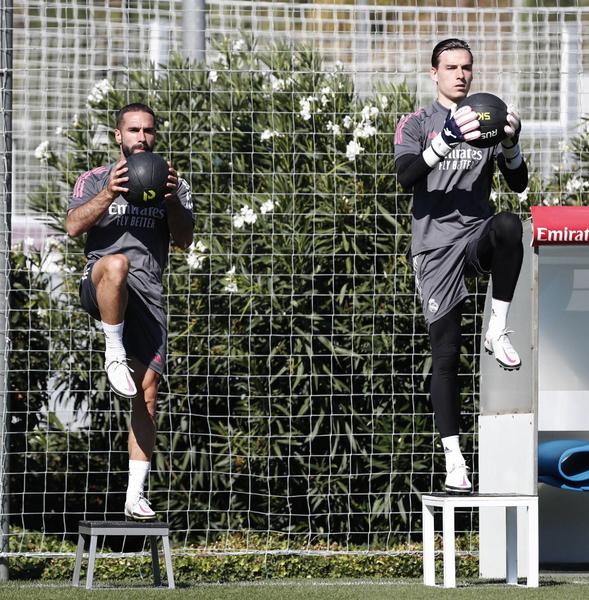 Андрей Лунин в Реале. Тренировка