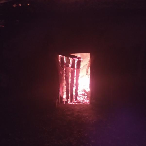 Жилой дом горел на Харьковщине (фото)