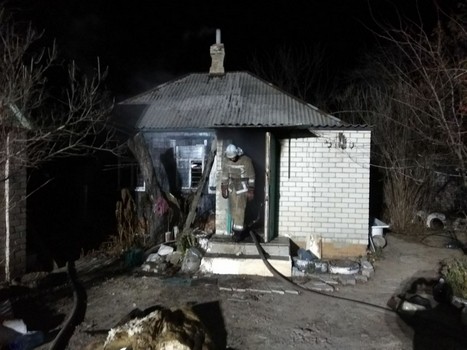 Пожар на Харьковщине: люди пережили бессонную ночь (фото)