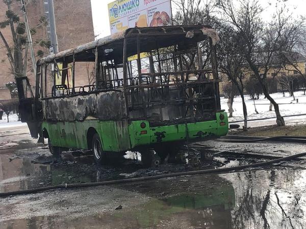 Сгоревшая маршрутка в Харькове: стала известна причина ЧП