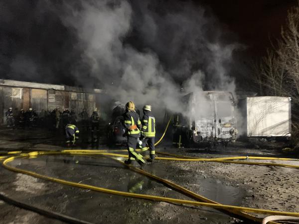 В Харькове массово горели автомобили (фото)