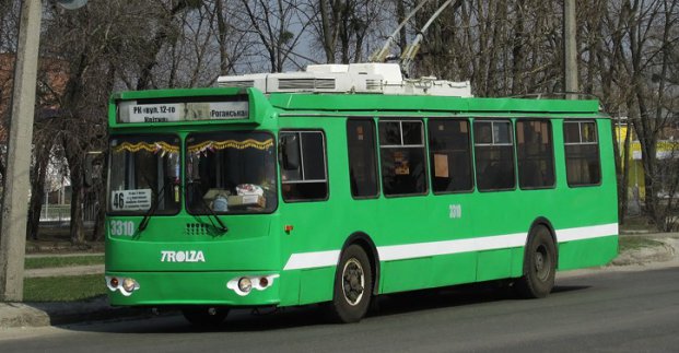 В Харькове на время отменят троллейбус