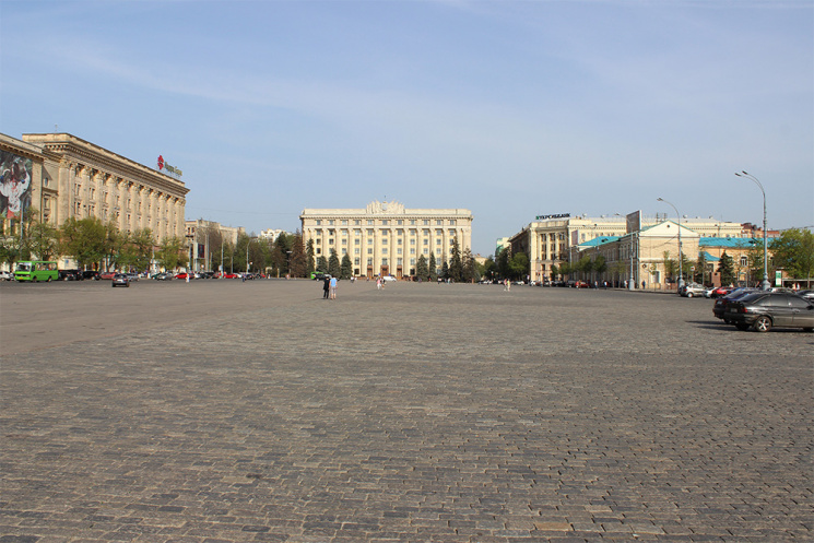 В Харькове из-за выставки перекрыли центр города