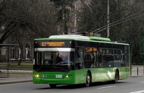В Харькове троллейбус временно изменит маршрут