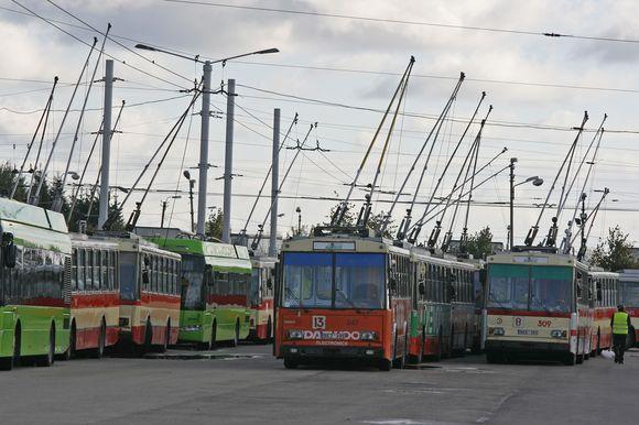 Харьков в XXI веке. 25 мая - работники коммунального транспорта провели забастовку