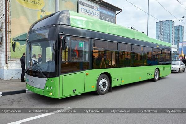 В Харькове новым троллейбусам устроили тест-драйв