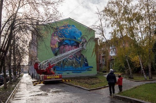 Харьков в XXI веке. 30 октября – иностранцы нарисовали в городе новый мурал