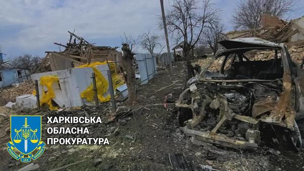 Освобожденный на Харьковщине поселок практически полностью разгромили оккупанты (фото)