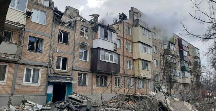 Обстрел одного из районов Харькова: есть жертвы