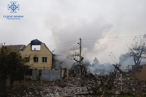 Ракетний удар по місту на Харківщині: масштаби руйнування (фото)