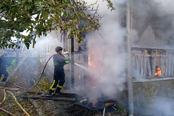 На Харківщині через обстріли сталася пожежа: що горіло (фото)