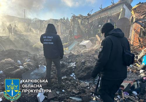 Ракетний удар по ринку на Харківщині: оприлюднено нові фотографії