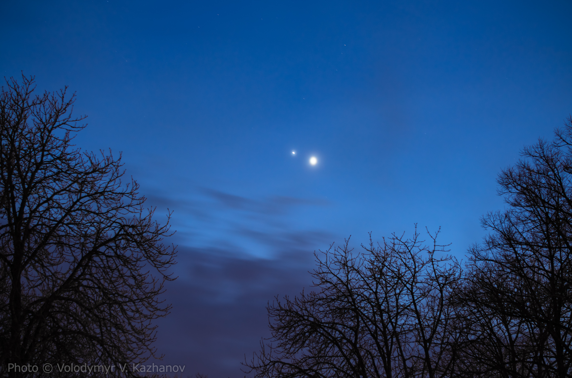 Зустріч Юпітера та Венери можна спостерігати у небі над Харковом