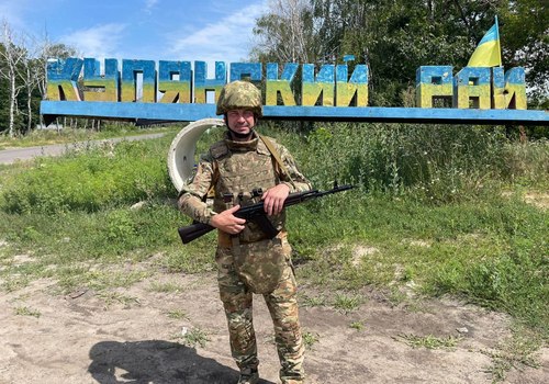 Колишній гравець збірної України з футболу воює на Куп'янському напрямку