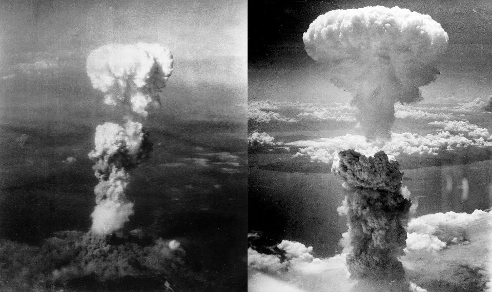 Ядерні гриби над Хіросімою та Нагасакі