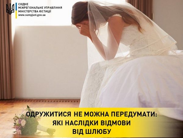 Наслідки відмови від реєстрації шлюбу