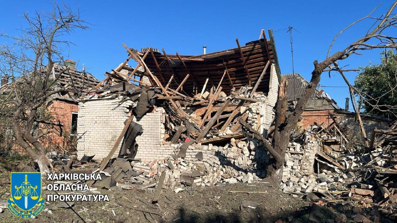 Руйнування і поранені. Кадри з чергового злочину рф в місті поблизу Харкова (фото)