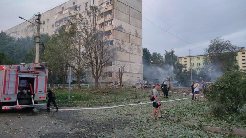 Вранці ворог обстріляв місто в Харківській області (фото)