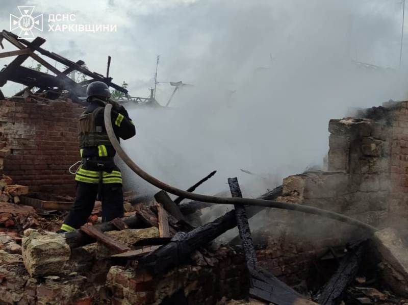 Ворожій обстріл на Харківщині знищив у полум'ї понад сто тварин (фото)